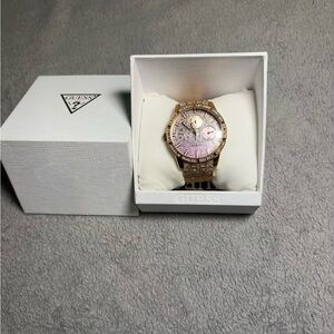 Guess Gold and Pink-Toned Watch